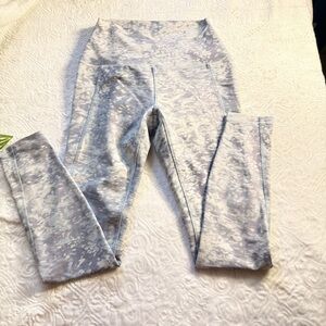 RBX High Rise Gray White Leggings XS